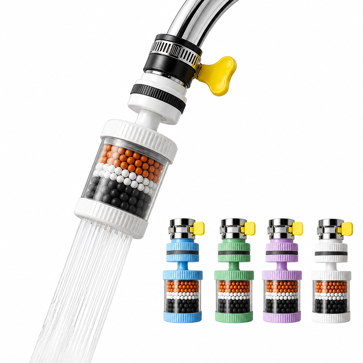 WhatsApp Image 2026-07-12 at 19.09.48 3Pcs – 6 Layer Roated Water-filter Tap - Image 1